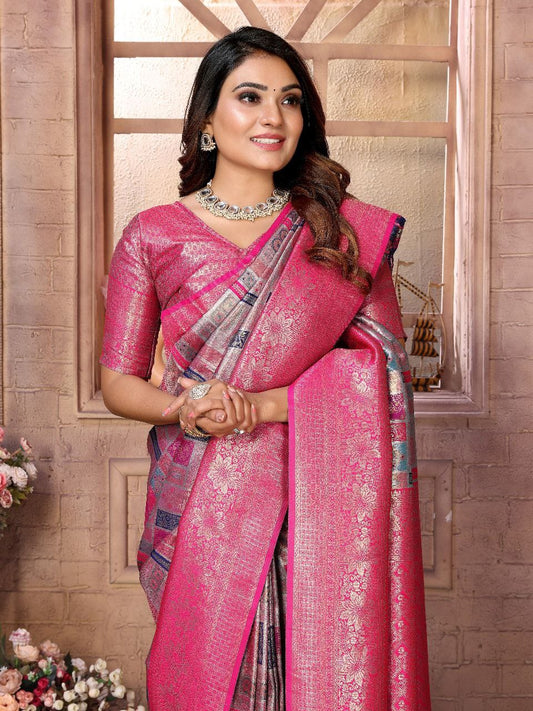 Banarasi Chaturi Silk Saree For Wedding