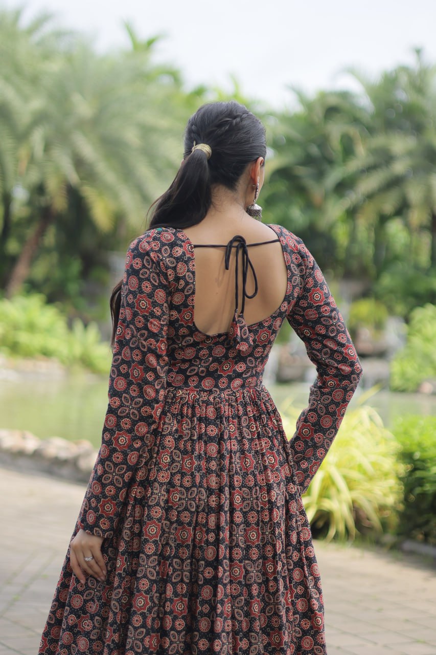 Black Designer Navaratri Wear Kurti