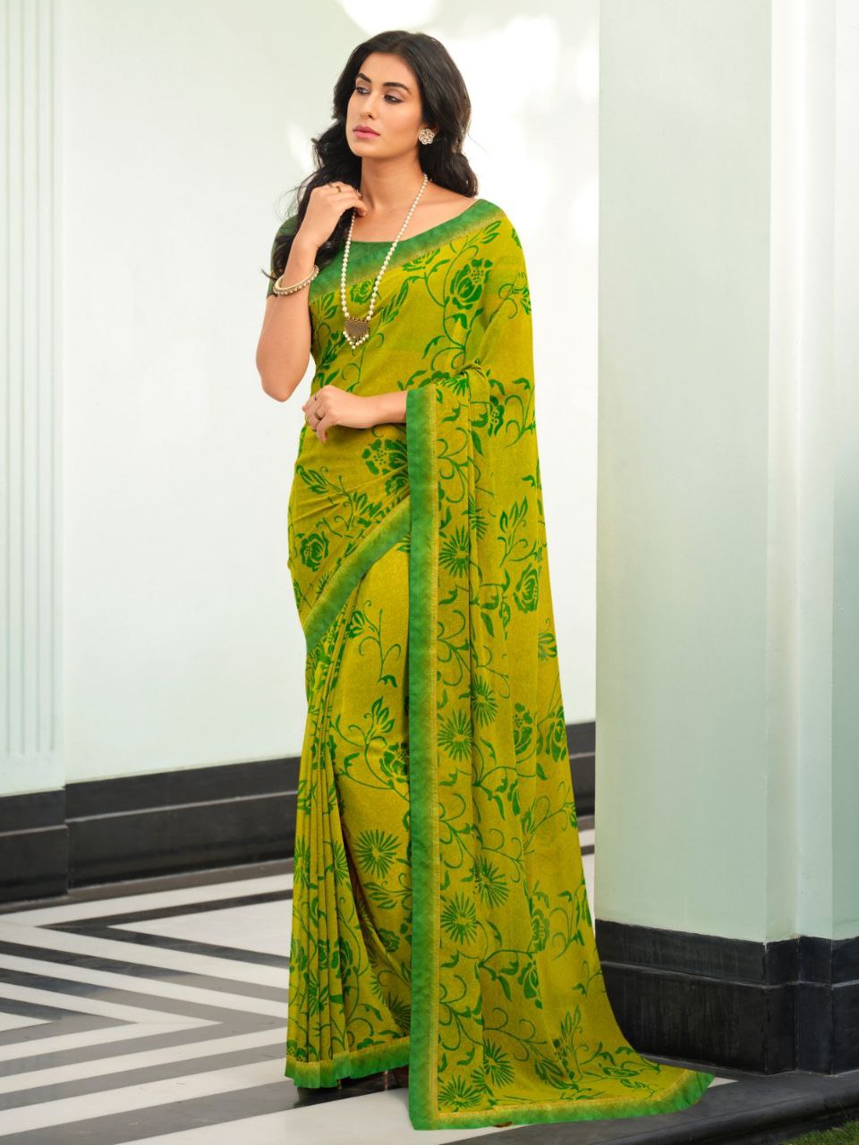 Daily Wear Georgette Saree
