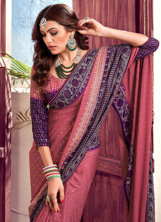 Designer Viscose Georgette Saree