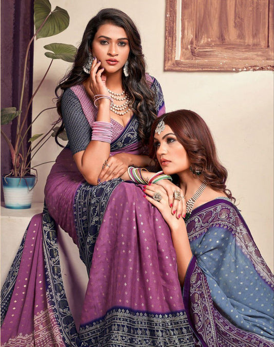 Designer Viscose Georgette Saree