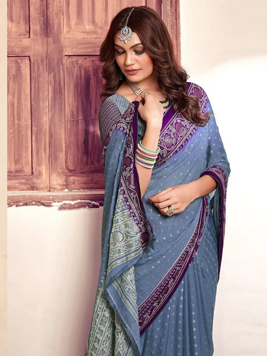 Designer Viscose Georgette Saree