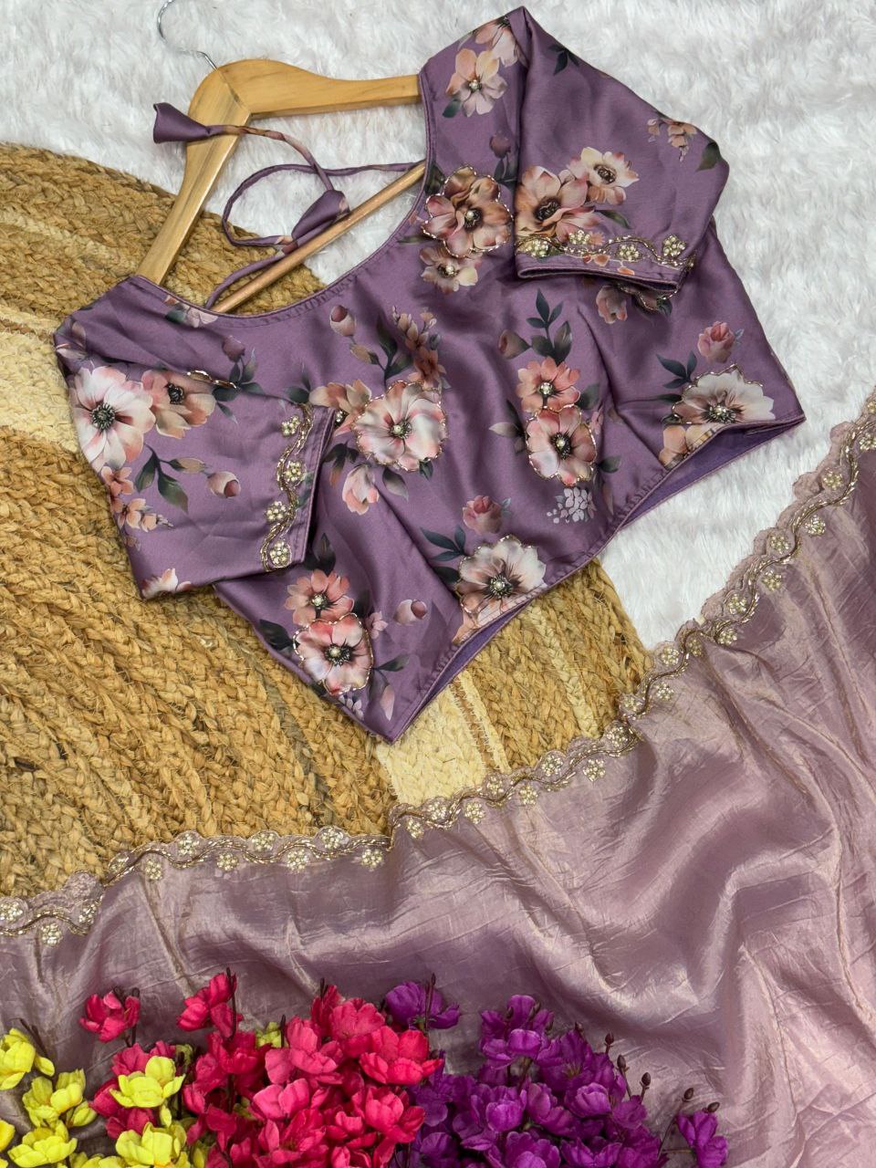 Gold Crush Jericho Saree