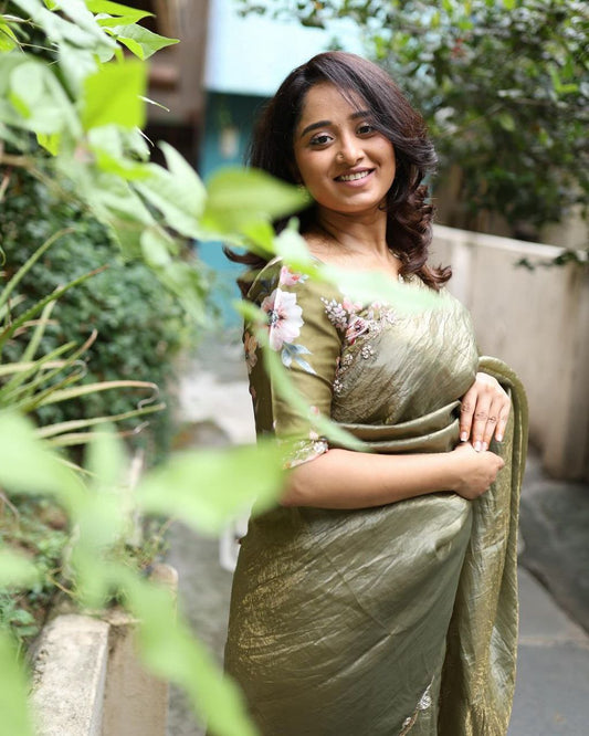 Gold Crush Jericho Saree