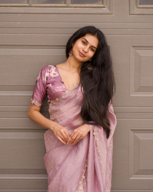 Gold Crush Jericho Saree