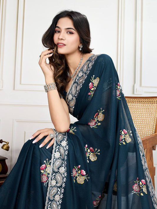 Wedding Wear Georgette Saree