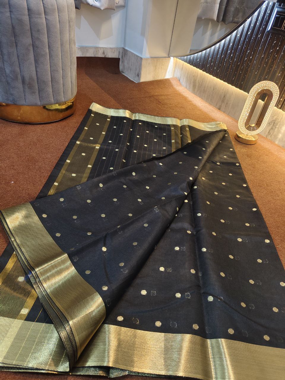 Nayanthara's Inspired Banarasi Cotton Silk Saree