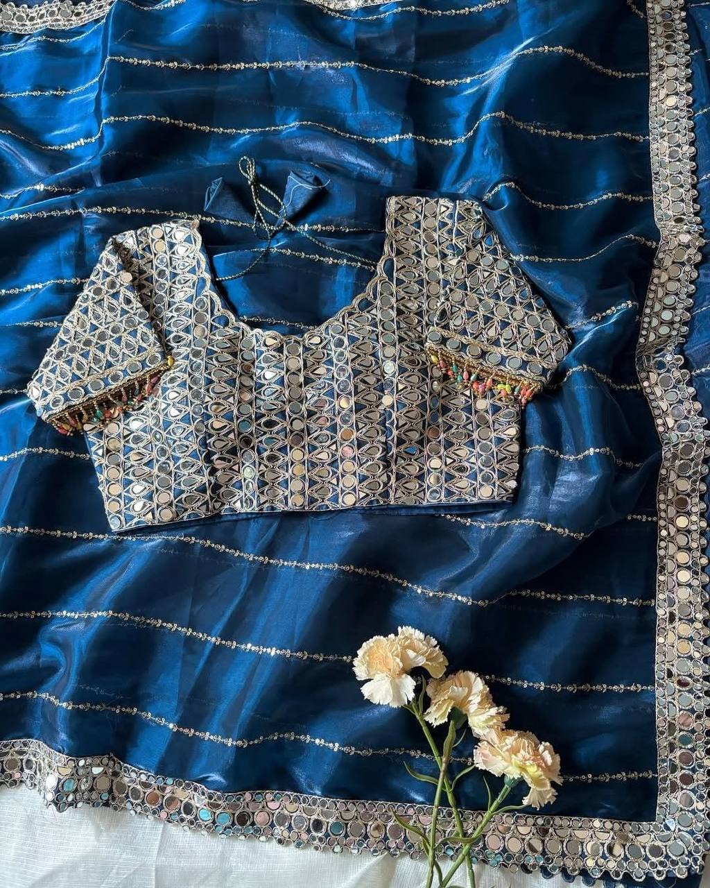 Party Wear Designer Jimmy Choo Silk Saree