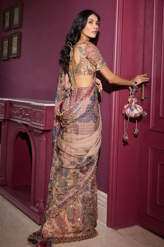 Party Wear Stylish Georgette Saree | Clone Design
