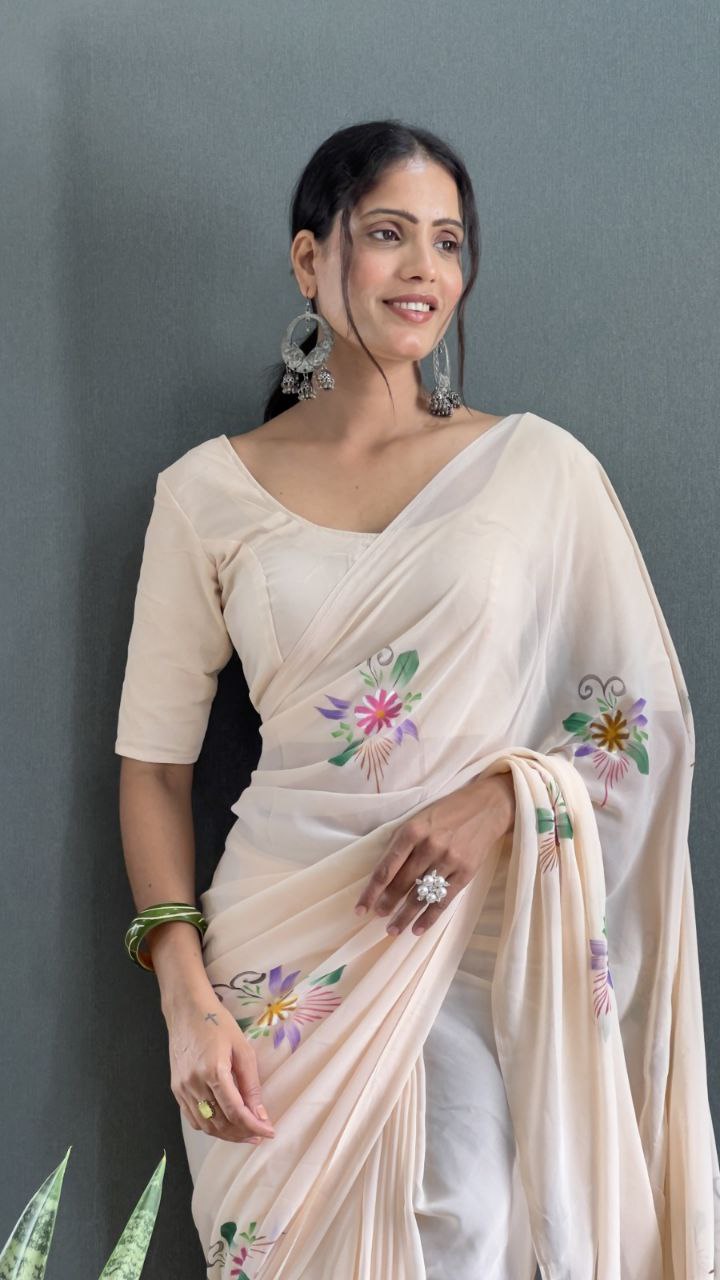 Ready To Wear Georgette Saree