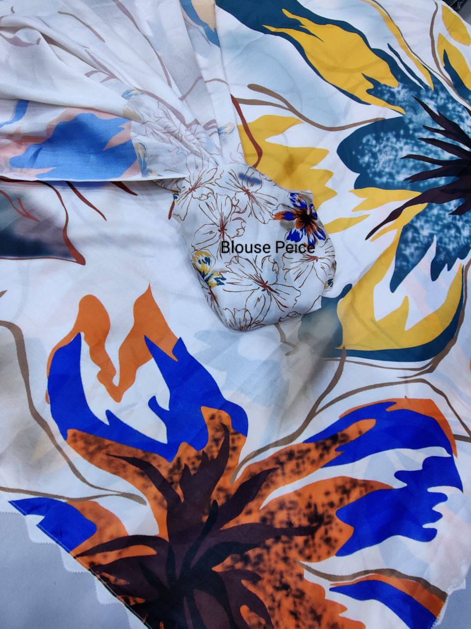 Stylish Party Wear Moss Silk Saree