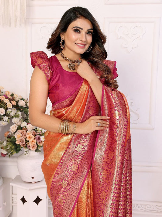 Traditional Banarasi Tissue Silk Saree