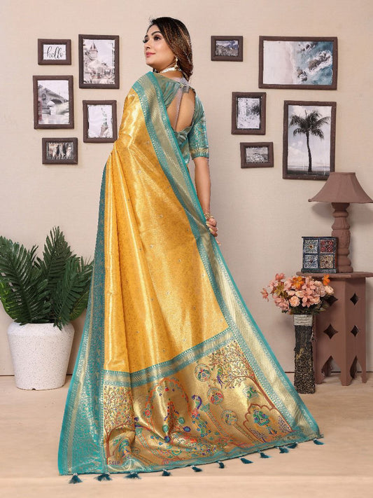Traditional Banarasi Tissue Silk Saree