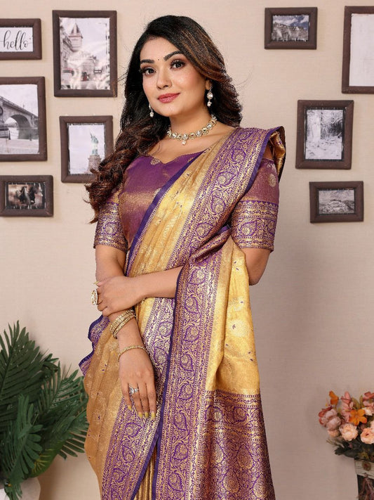 Traditional Banarasi Tissue Silk Saree