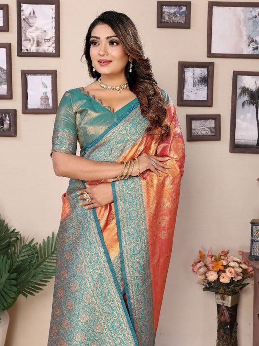 Traditional Banarasi Tissue Silk Saree