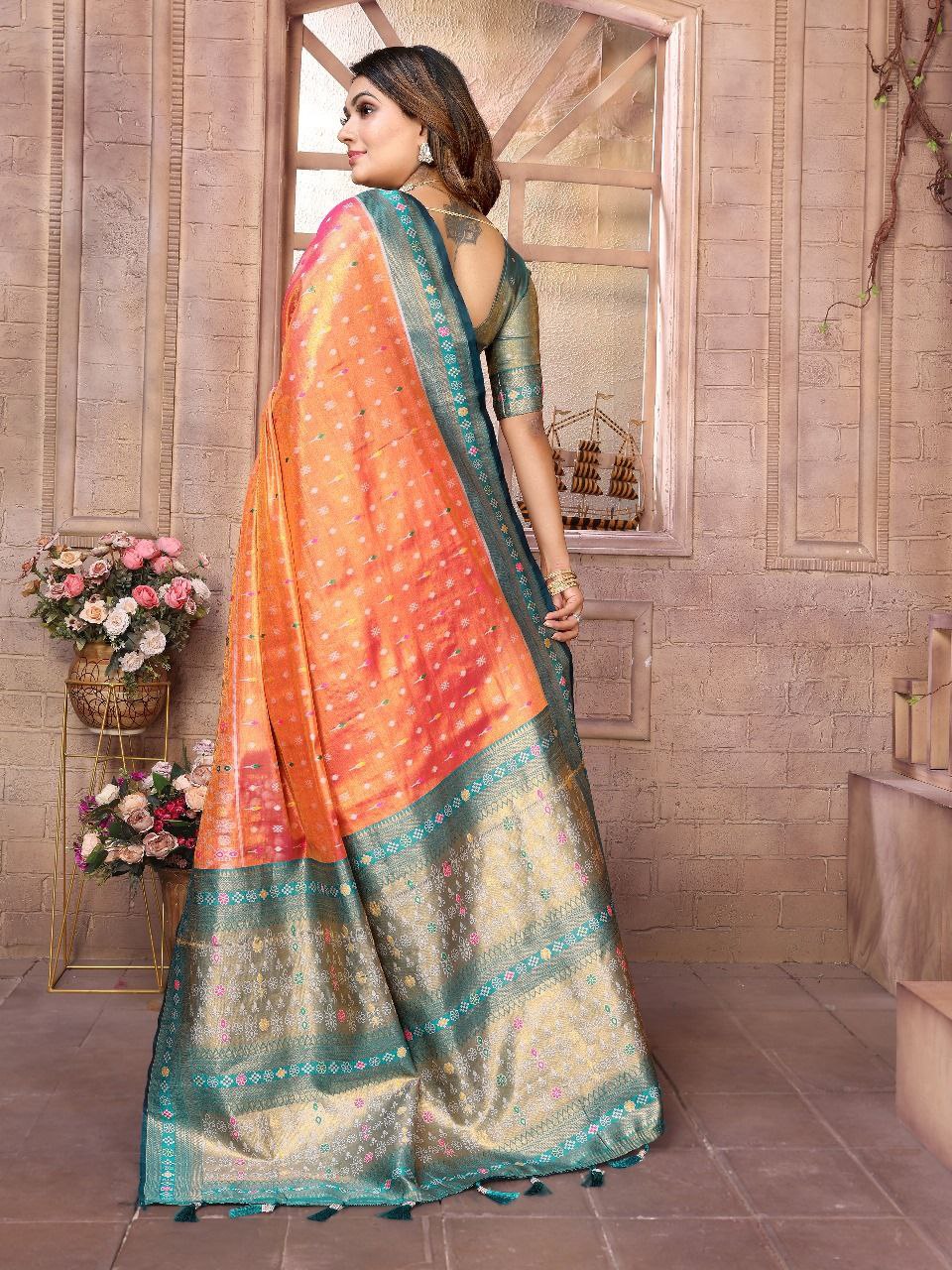 Traditional Banarasi Tissue Silk Saree