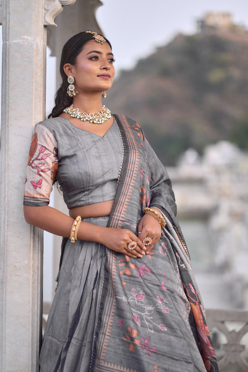 Traditional Kalamkari Lehenga Sets