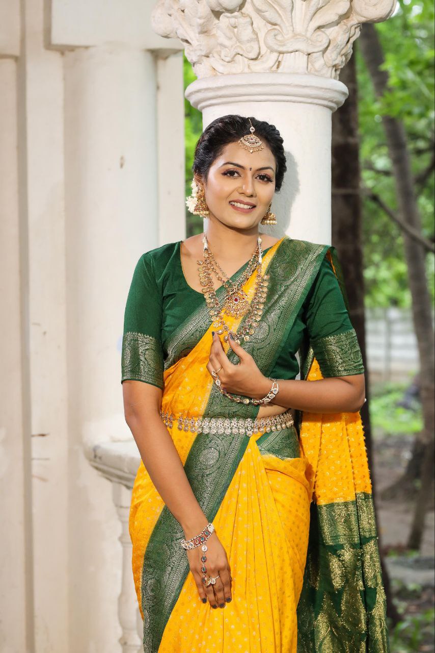 Traditional Khadee Georgette Silk Saree