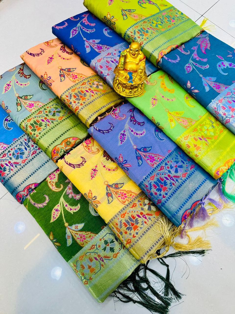 Traditional Pashmina Silk Saree