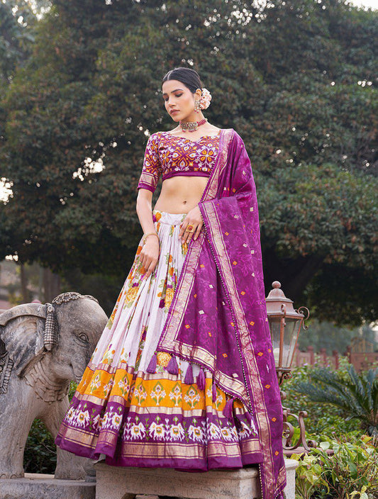 Traditional Wedding Wear Silk Lehenga
