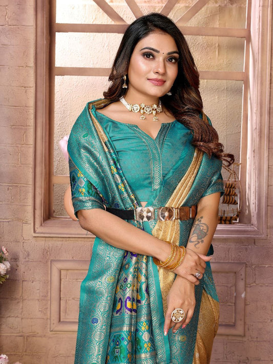 Wedding Banarasi Tissue Silk Saree