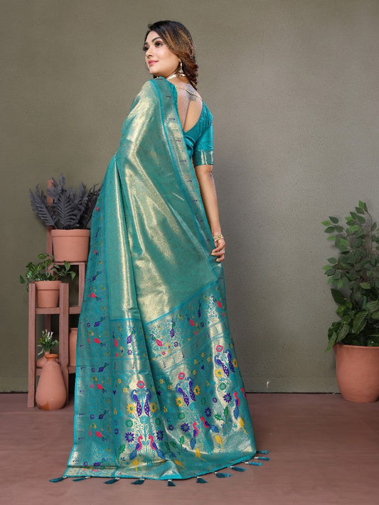 Wedding Banarasi Tissue Silk Saree