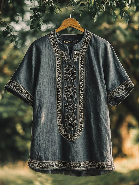 SweetChair Men's Celtic Knot Weave Shirt