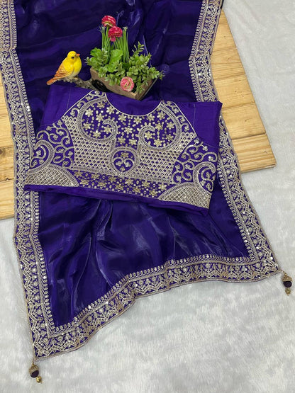 Ananya Inspired Bollywood Jimmy Choo Silk Saree