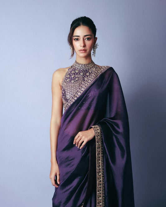 Ananya Inspired Bollywood Jimmy Choo Silk Saree