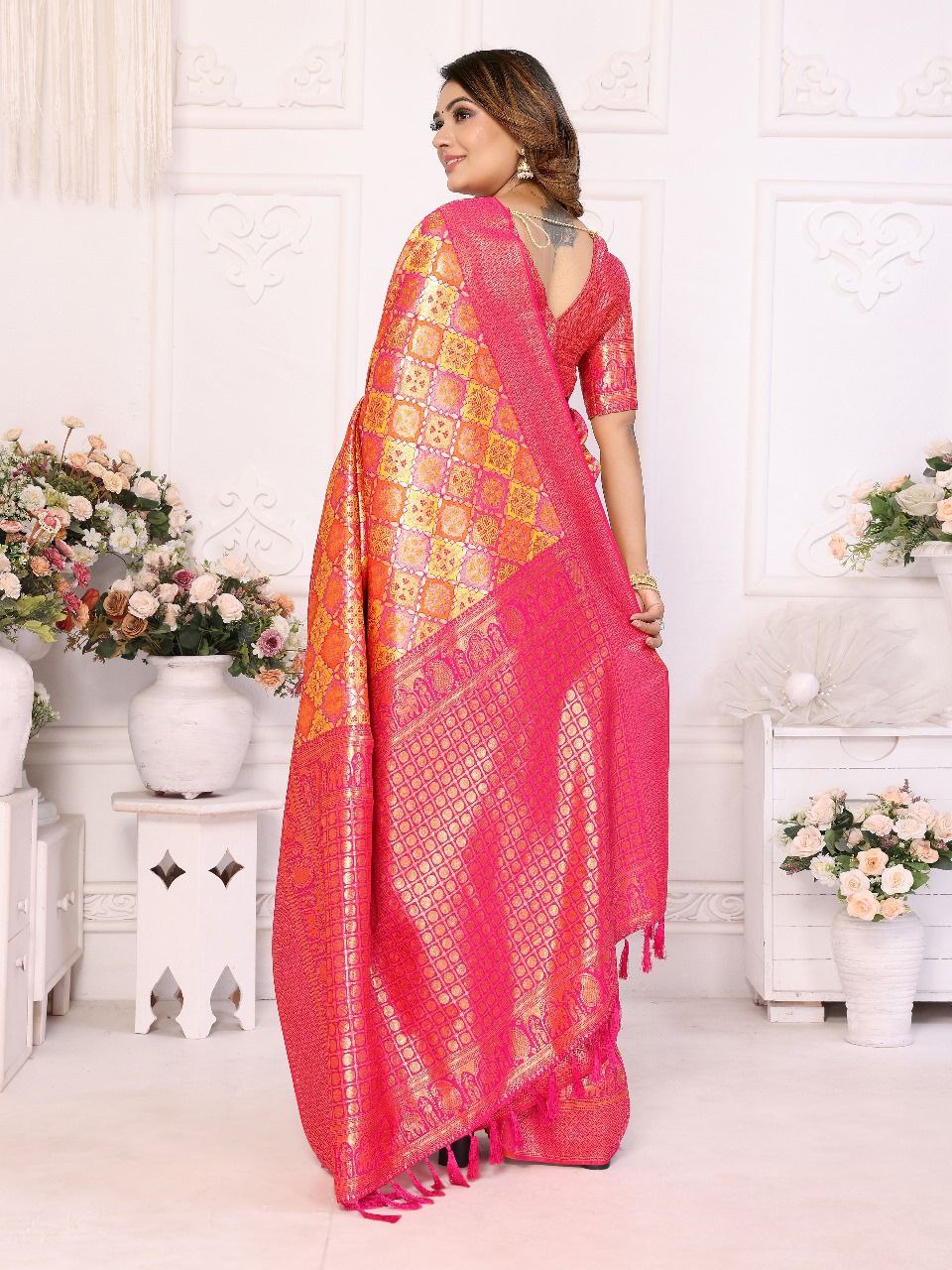 Banarasi Chaturi Silk Saree For Wedding