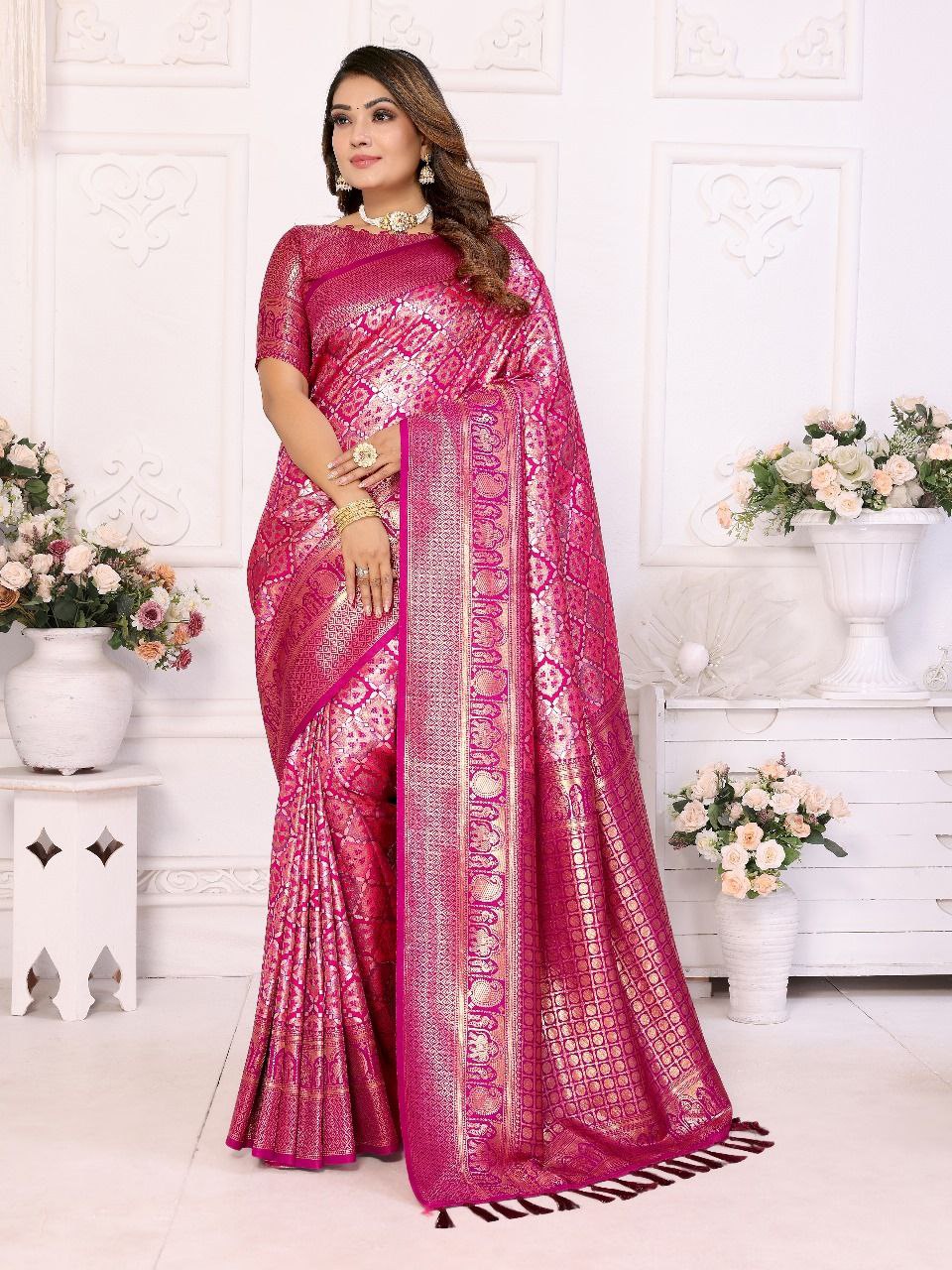 Banarasi Chaturi Silk Saree For Wedding