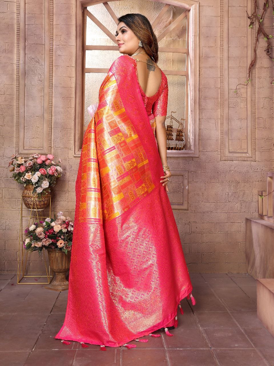 Banarasi Chaturi Silk Saree For Wedding
