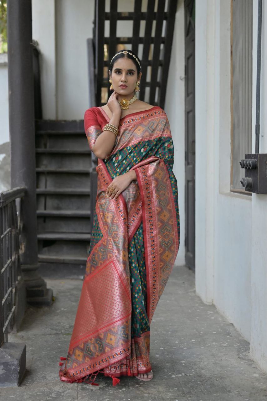 Banarasi Patola Soft Silk Saree