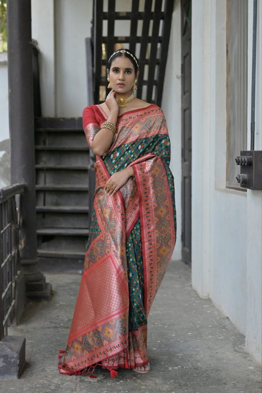 Banarasi Patola Soft Silk Saree