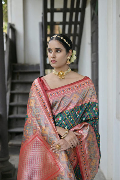 Banarasi Patola Soft Silk Saree