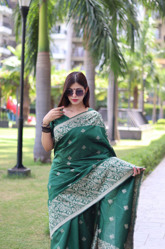 Banglori Handloom Raw Silk Saree