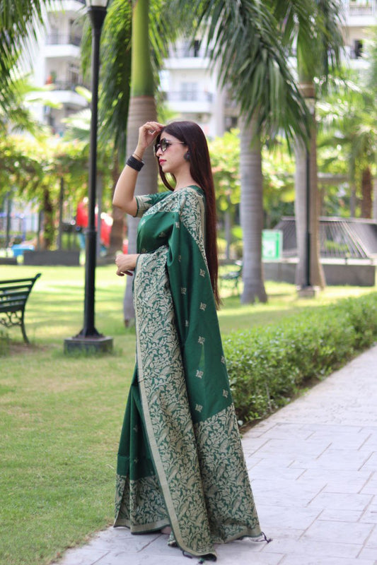 Banglori Handloom Raw Silk Saree