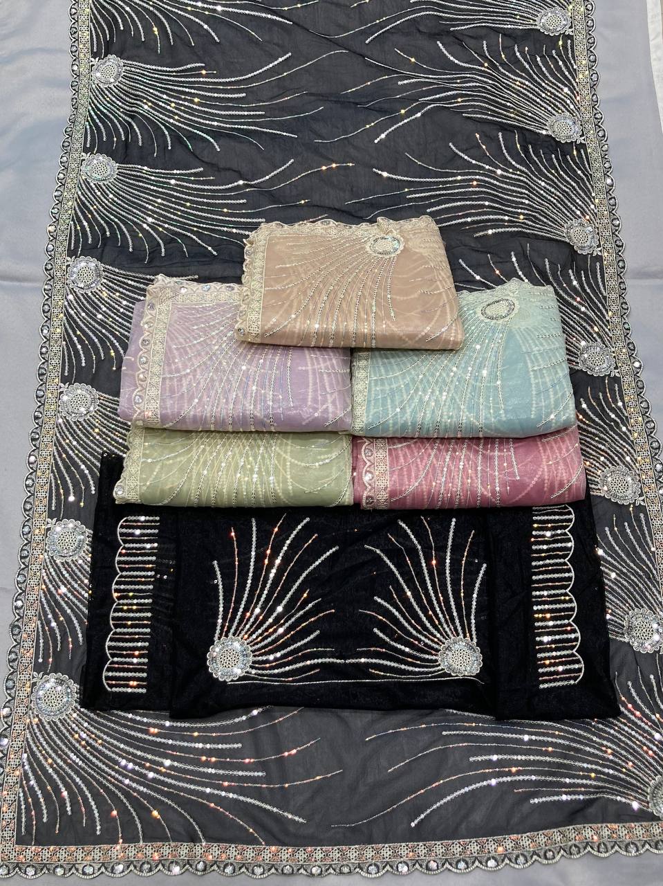 Pink Party Wear Twill Net Saree