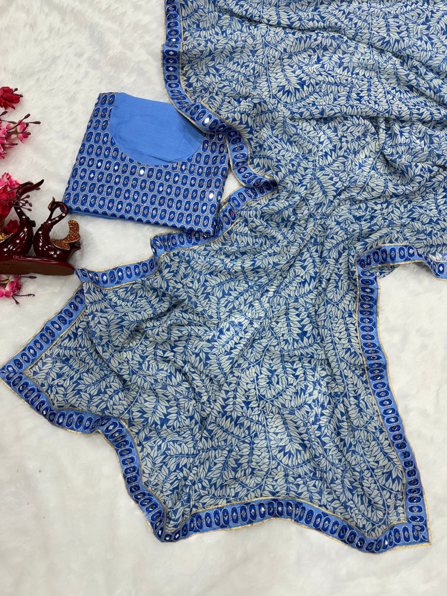 Bollywood Designer Georgette Saree | Replica Design