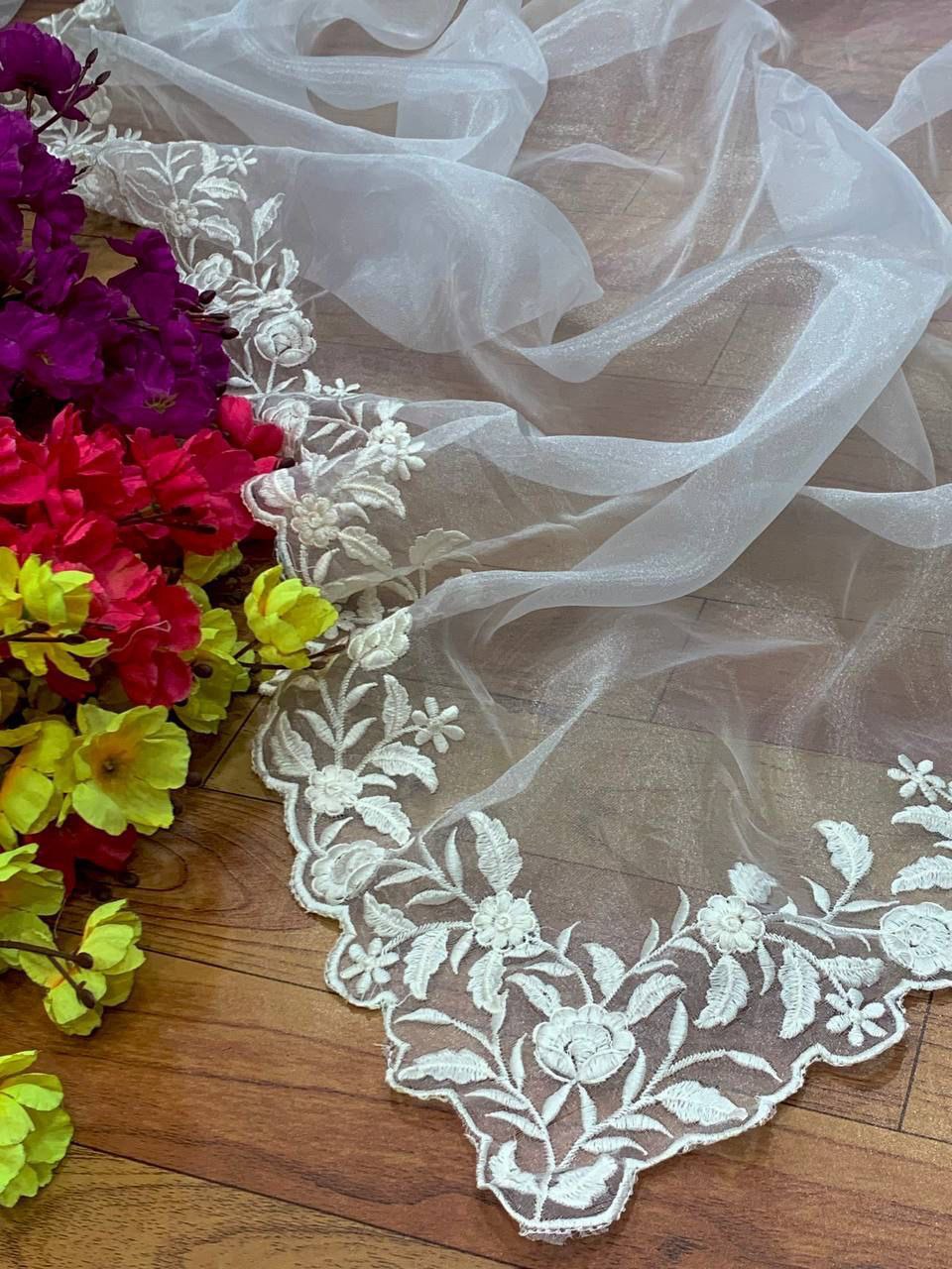 Classic Light Weight Organza  Saree