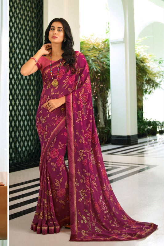 Daily Wear Georgette Saree