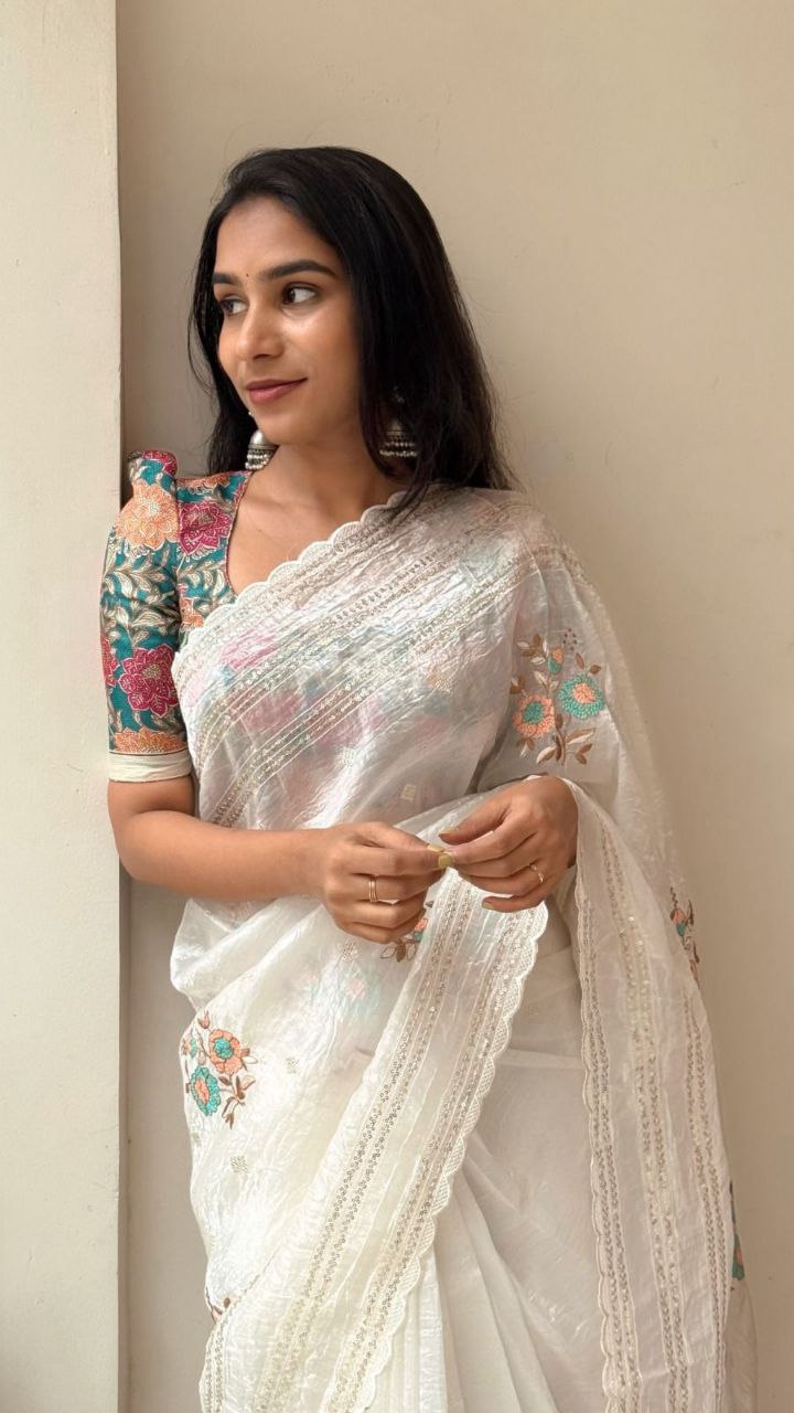 Designer Crush Organza Saree