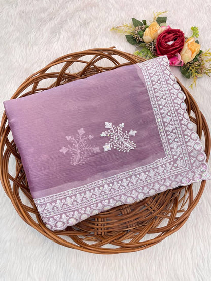 Designer Jimmy Choo Silk Saree