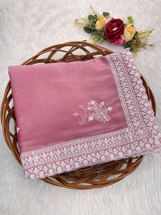 Designer Jimmy Choo Silk Saree