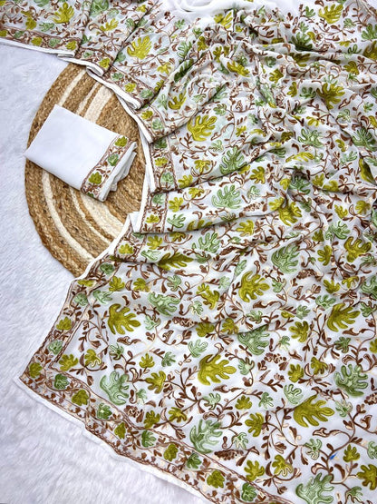 Designer Kashmiri Work Georgette Saree