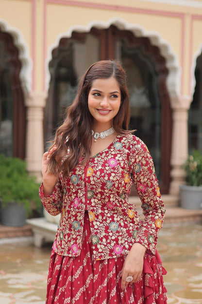 Designer Sequins Embroiderd Readymade Co-ord Set