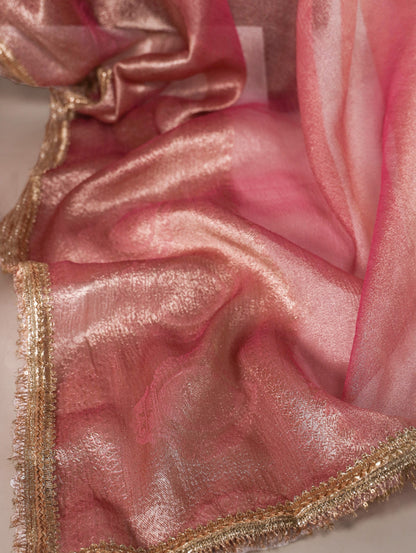 Designer Tissue Shimmer Silk Saree