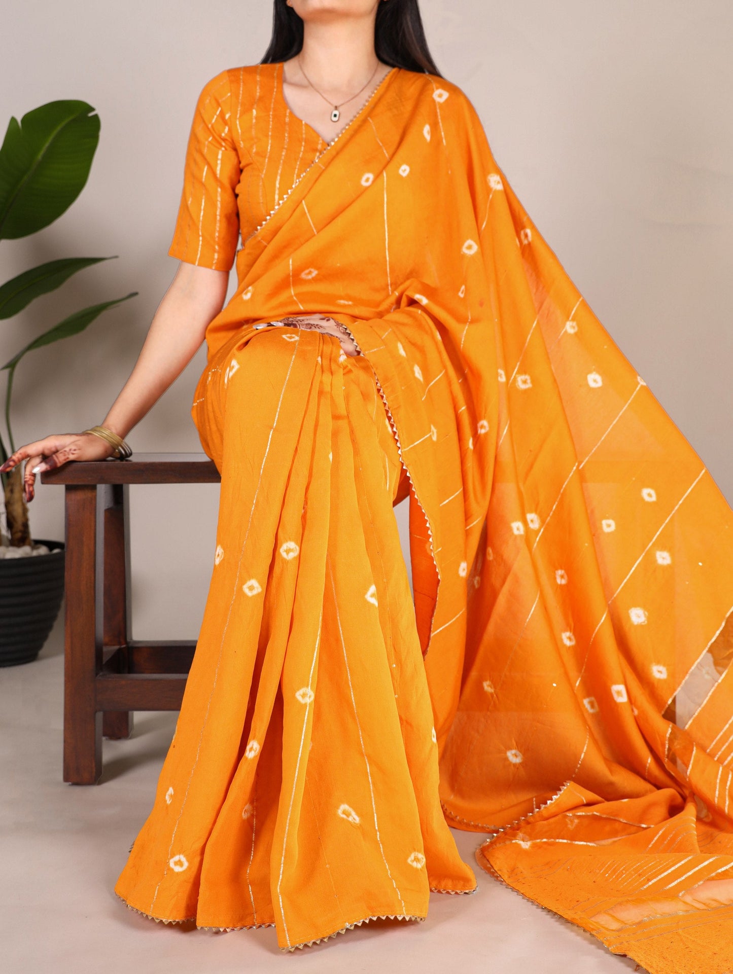 Designer Viscose Chanderi Silk Saree