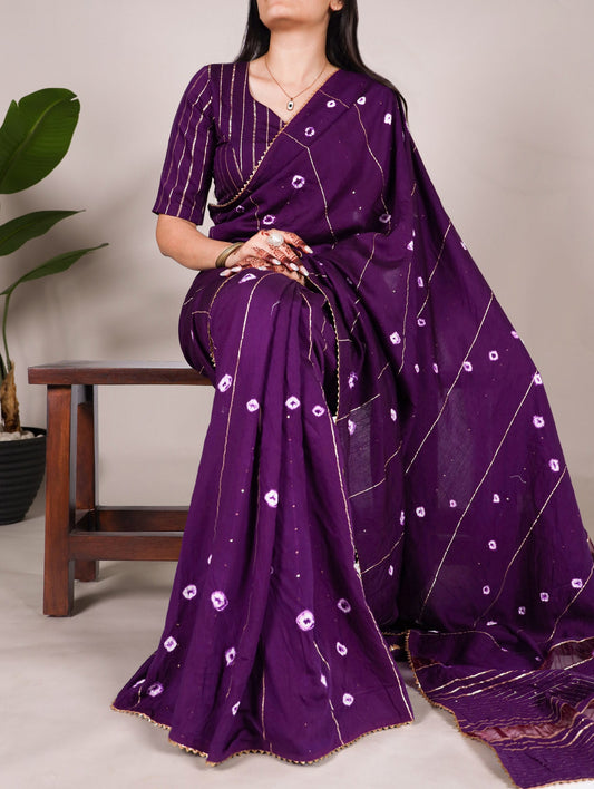 Designer Viscose Chanderi Silk Saree