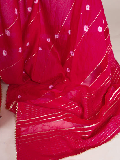 Designer Viscose Chanderi Silk Saree